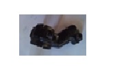T-clamp collar, angled, with split clip