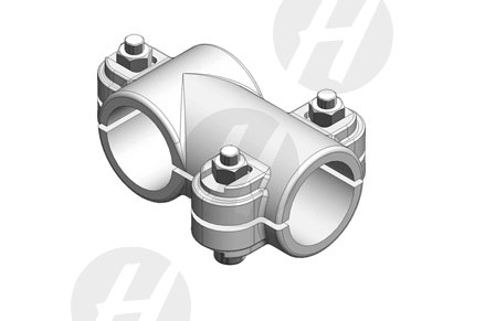 Clamp block for boom extension