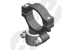Clamp block for boom extension